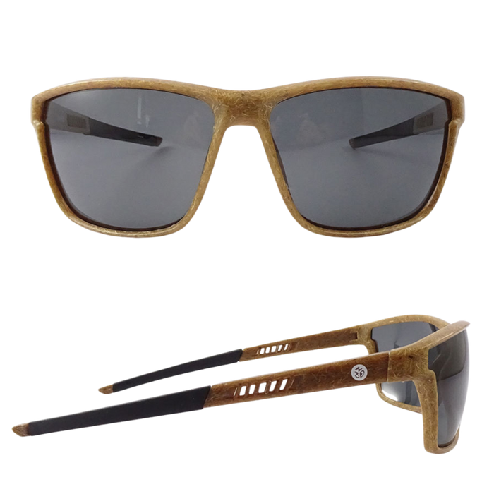 RazorSun hemp sunglasses, side profile
