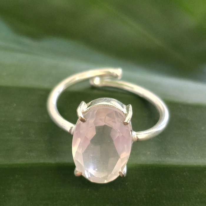 Rose Quartz Ring
