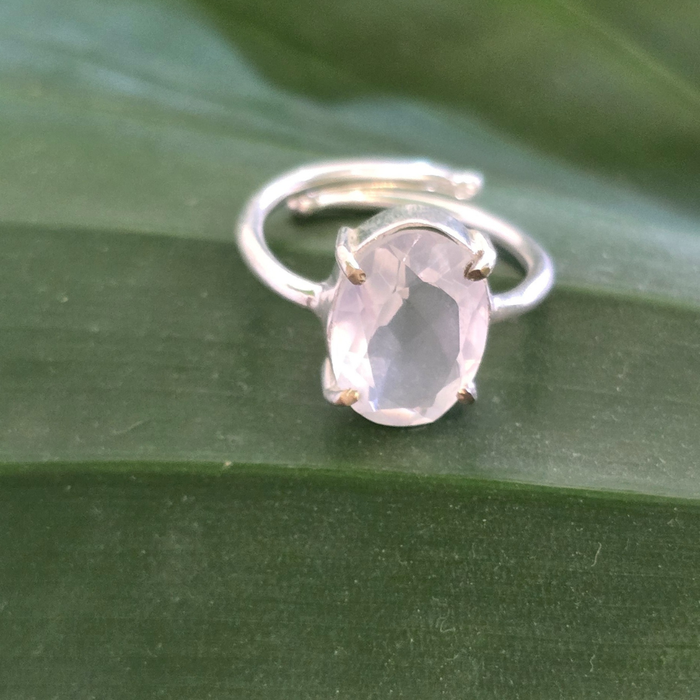 Rose Quartz Ring