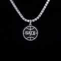San Antonio Spurs Official NBA SATX Logo Pendant