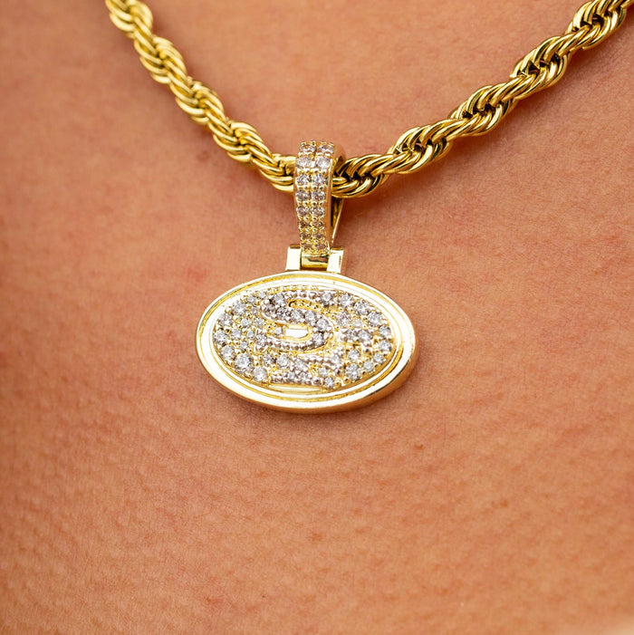 San Francisco 49ers Official NFL Micro Logo Pendant - Yellow Gold