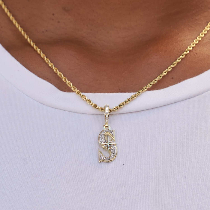 Seattle Mariners Official MLB Micro Logo Pendant