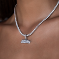 Seattle Seahawks Official NFL Micro Logo Pendant
