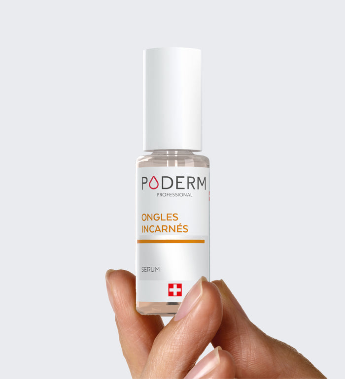 Sérum ongle incarné Poderm flacon pinceau applicateur