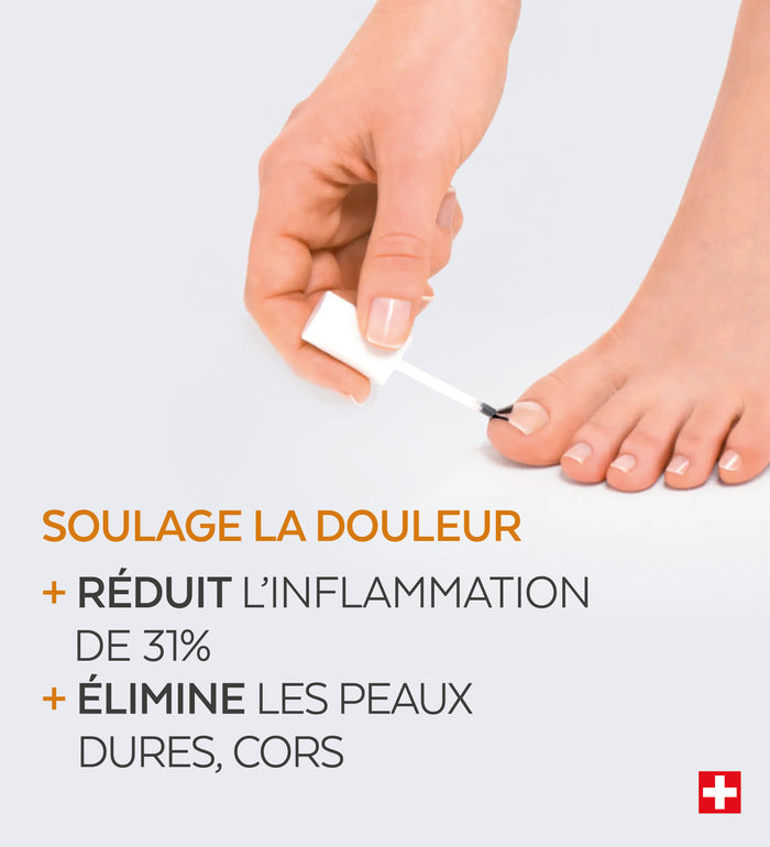 Bénéfices en 3 étapes du sérum ongle incarné Poderm tea tree apaisant