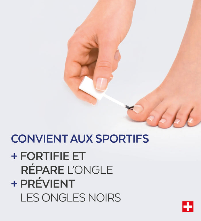 Bénéfices en 3 étapes du sérum ongle noir traumatisé Poderm arnica et tea tree