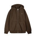 Nike	Solo Swoosh Full-Zip Fleece Hoodie (Dark Hazel / White)
