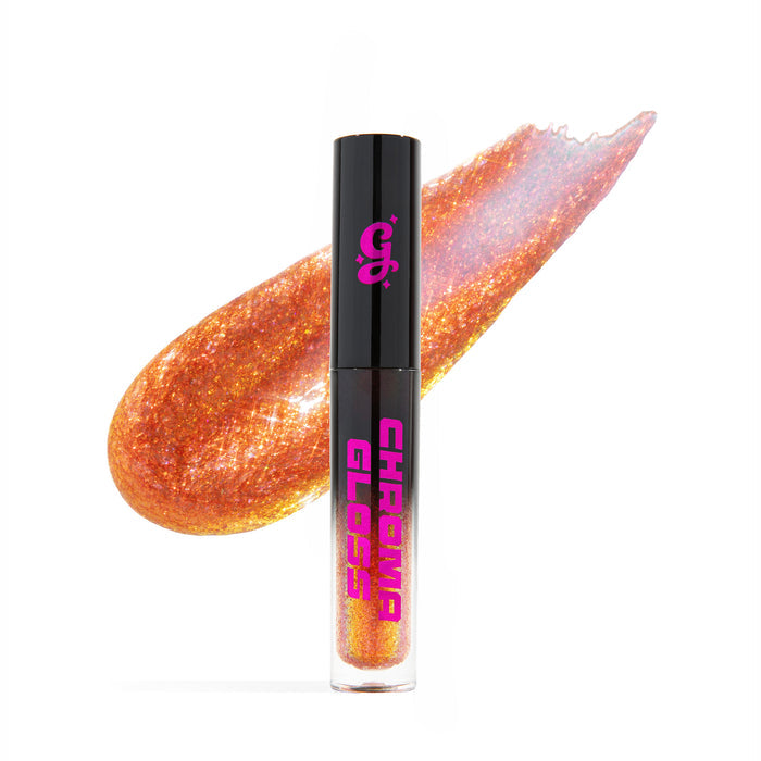 Solstice Chroma Gloss (Orange/Yellow) - Multichrome Lip Gloss - Glisten Cosmetics
