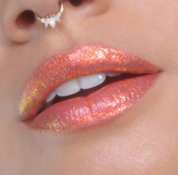 Solstice Chroma Gloss (Orange/Yellow) - Multichrome Lip Gloss - Glisten Cosmetics