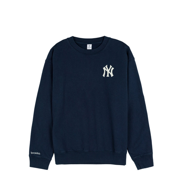 Sporty & Rich Heritage Yankees Serif Crewneck