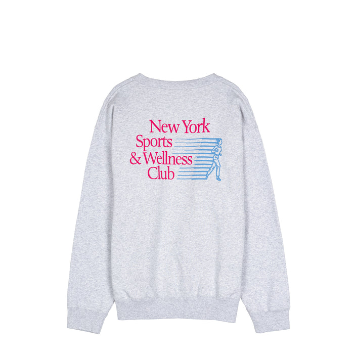 Sporty & Rich NY Motion Crewneck (Heather Gray)