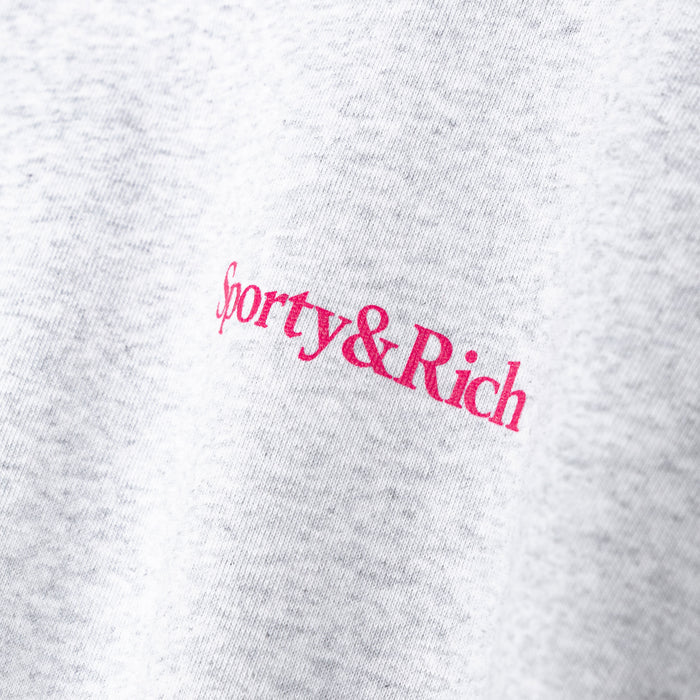 Sporty & Rich NY Motion Crewneck (Heather Gray)