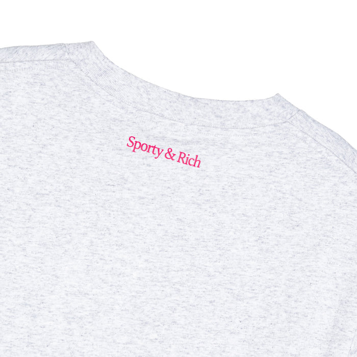 Sporty & Rich NY Motion T-Shirt (Heather Gray)