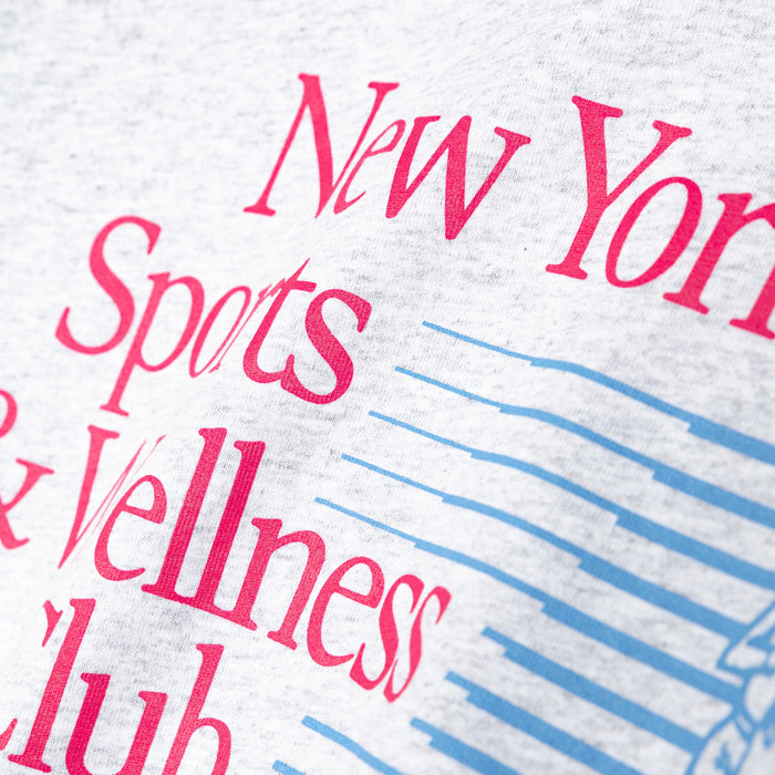 Sporty & Rich NY Motion T-Shirt (Heather Gray)