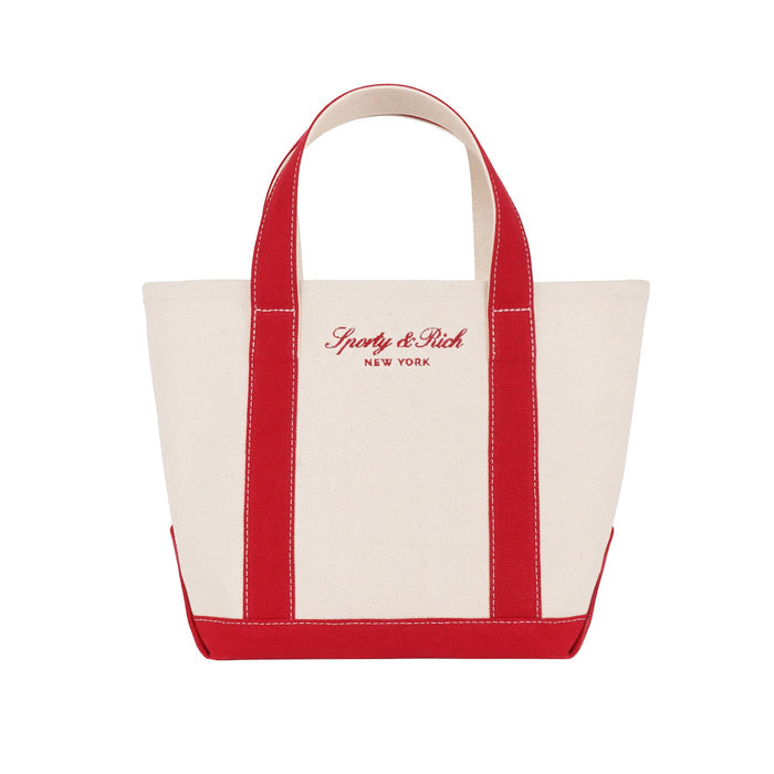 Sporty & Rich Signature NY Logo Mini Tote