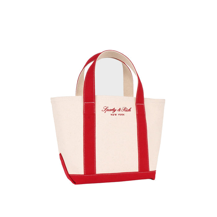 Sporty & Rich Signature NY Logo Mini Tote