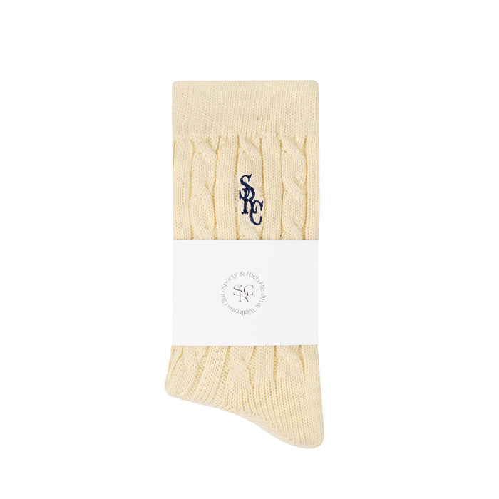 Sporty & Rich SRC Cableknit Socks