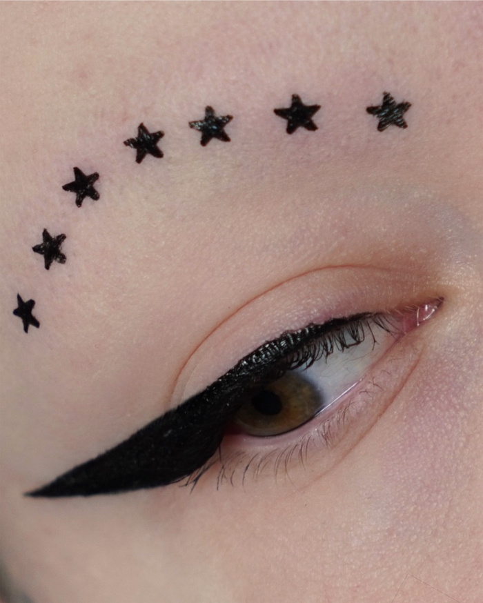 Star Black Spectra Pen - Stamp & Eyeliner Pen - Glisten Cosmetics