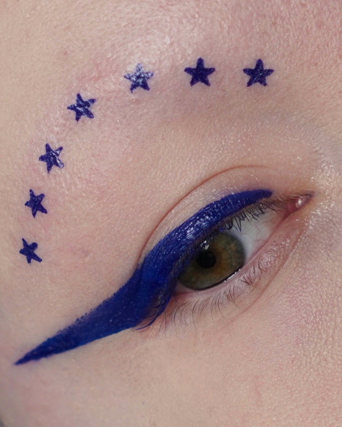 Star Dark Blue Spectra Pen - Stamp & Eyeliner Pen - Glisten Cosmetics