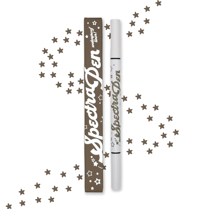 Star Light Brown Spectra Pen - Stamp & Eyeliner Pen - Glisten Cosmetics
