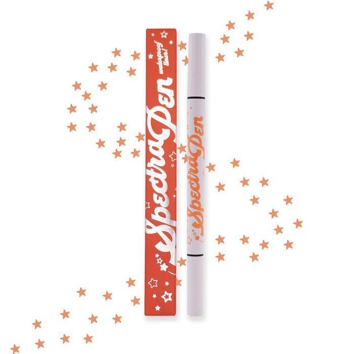 Star Orange Spectra Pen - Stamp & Eyeliner Pen - Glisten Cosmetics