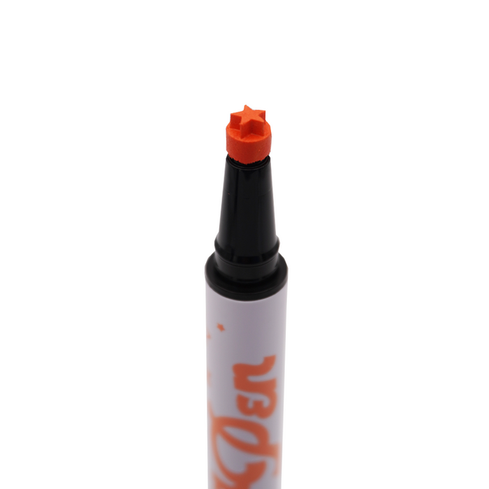 Star Orange Spectra Pen - Stamp & Eyeliner Pen - Glisten Cosmetics
