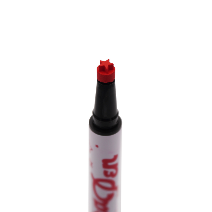 Star Red Spectra Pen - Stamp & Eyeliner Pen - Glisten Cosmetics