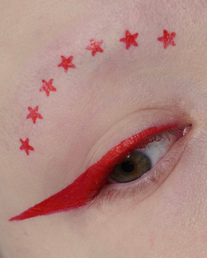 Star Red Spectra Pen - Stamp & Eyeliner Pen - Glisten Cosmetics
