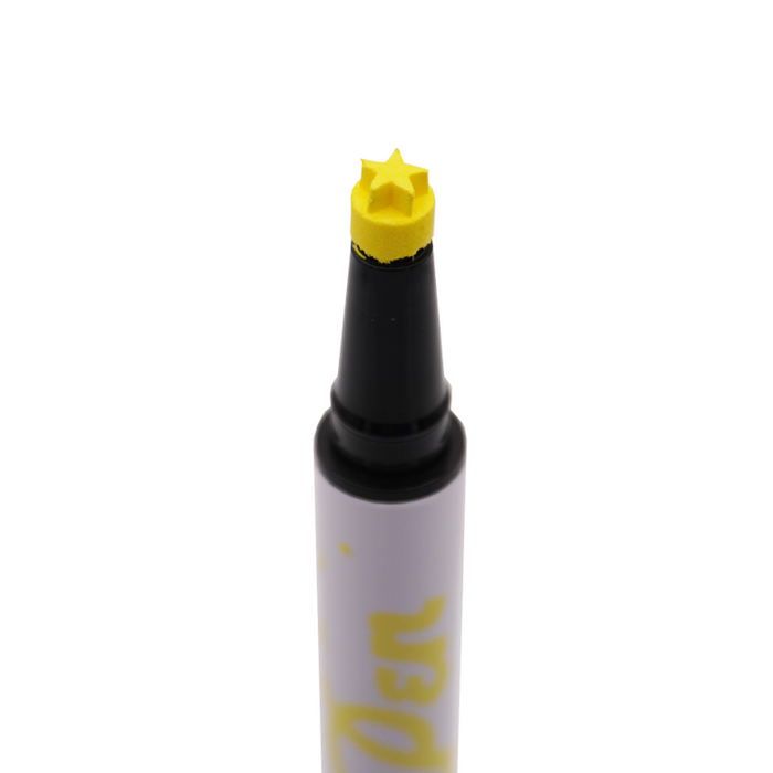 Star Yellow Spectra Pen - Stamp & Eyeliner Pen - Glisten Cosmetics