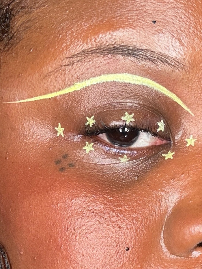 Star Yellow Spectra Pen - Stamp & Eyeliner Pen - Glisten Cosmetics
