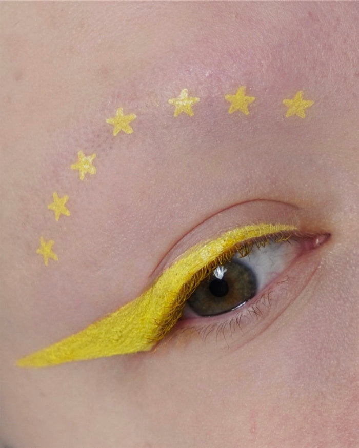 Star Yellow Spectra Pen - Stamp & Eyeliner Pen - Glisten Cosmetics