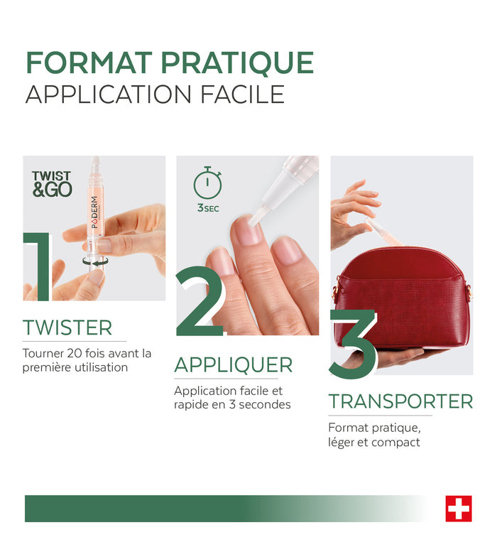 Stylo Durcisseur Ongles Cassants, Striés