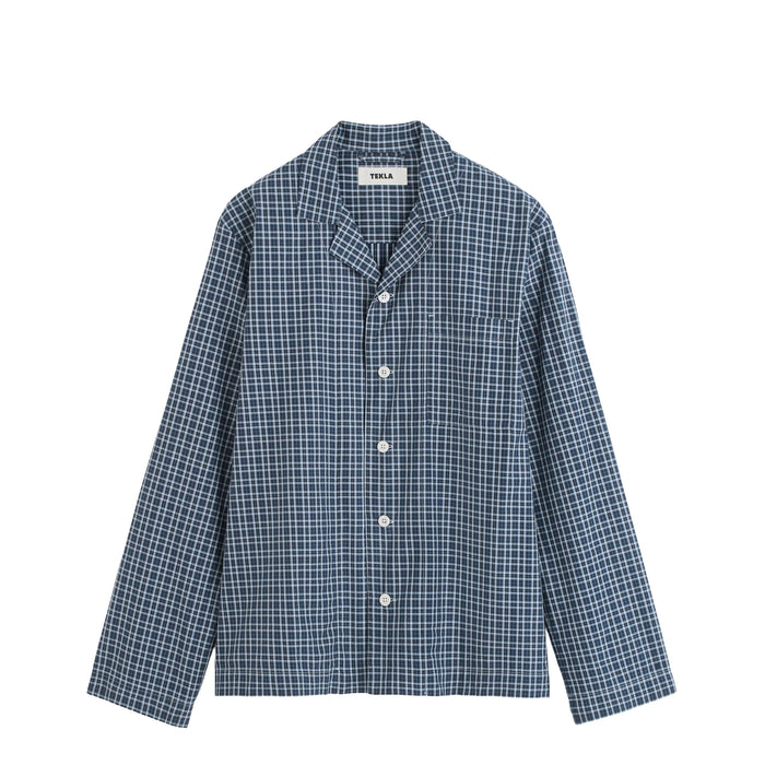 Tekla Fine Twill Long-Sleeved Sleepwear Shirts