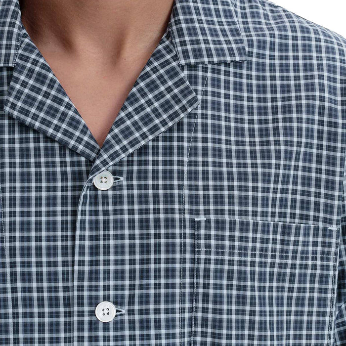 Tekla Fine Twill Long-Sleeved Sleepwear Shirts