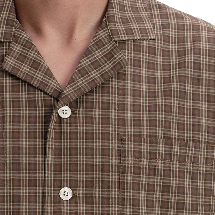 Tekla Fine Twill Long-Sleeved Sleepwear Shirts