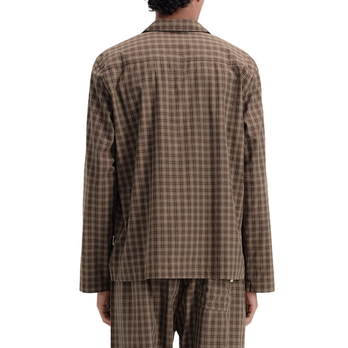 Tekla Fine Twill Long-Sleeved Sleepwear Shirts