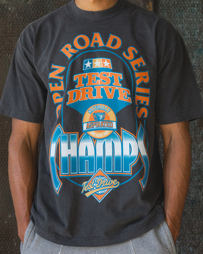 Test Drive Champs Tee onfeet