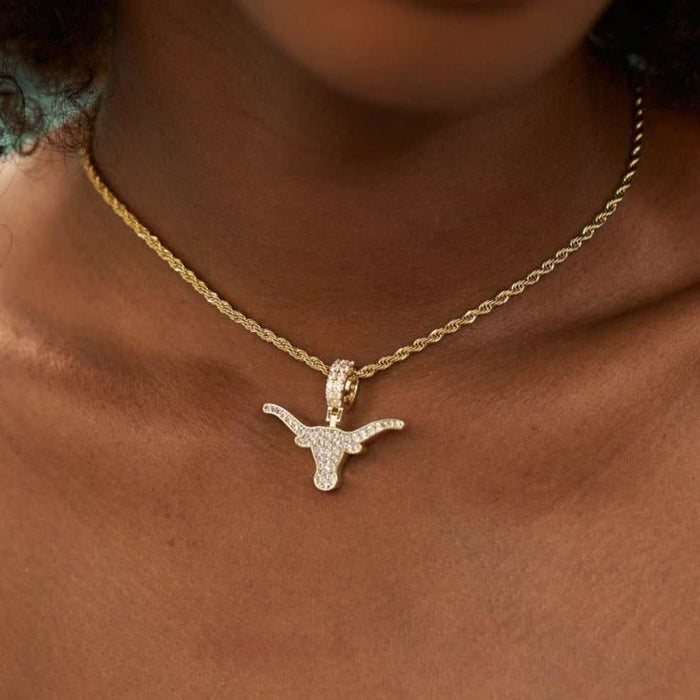 Texas Longhorns Official NCAA Micro Logo Pendant