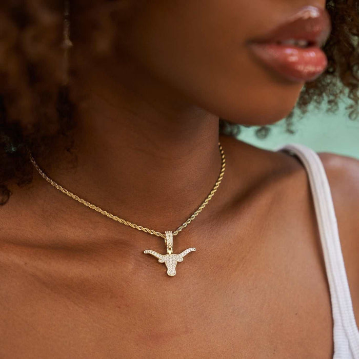 Texas Longhorns Official NCAA Micro Logo Pendant