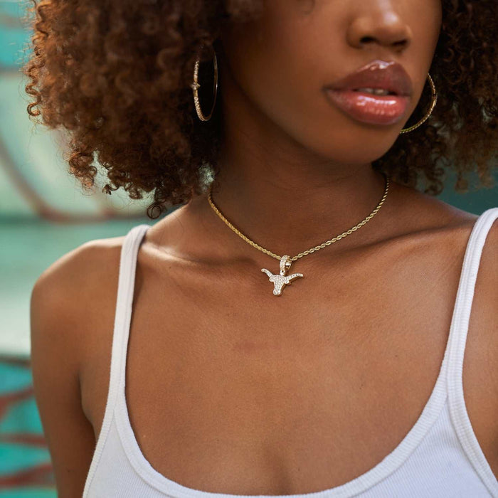 Texas Longhorns Official NCAA Micro Logo Pendant
