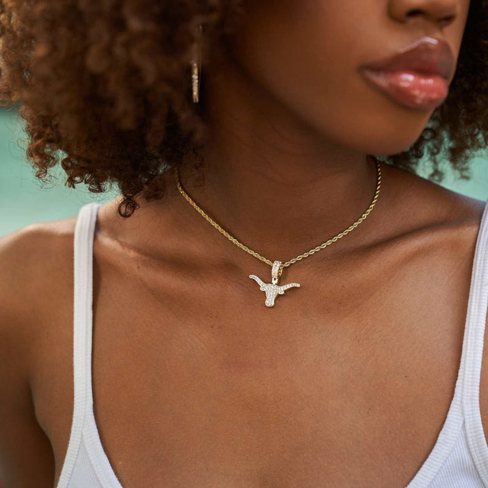Texas Longhorns Official NCAA Micro Logo Pendant