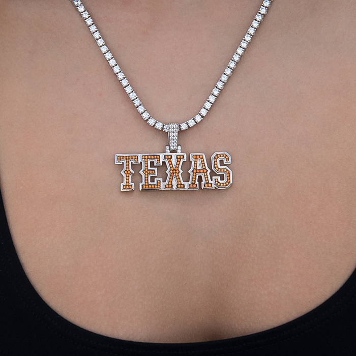 Texas Longhorns Official NCAA Wordmark Pendant