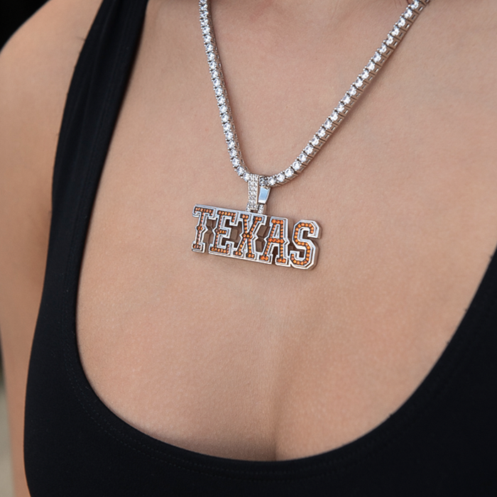 Texas Longhorns Official NCAA Wordmark Pendant