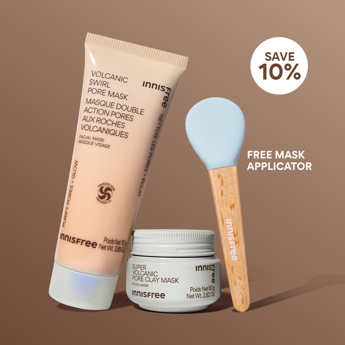 The Clay Mask Essentials bundle savings: save 10%, free mask applicator