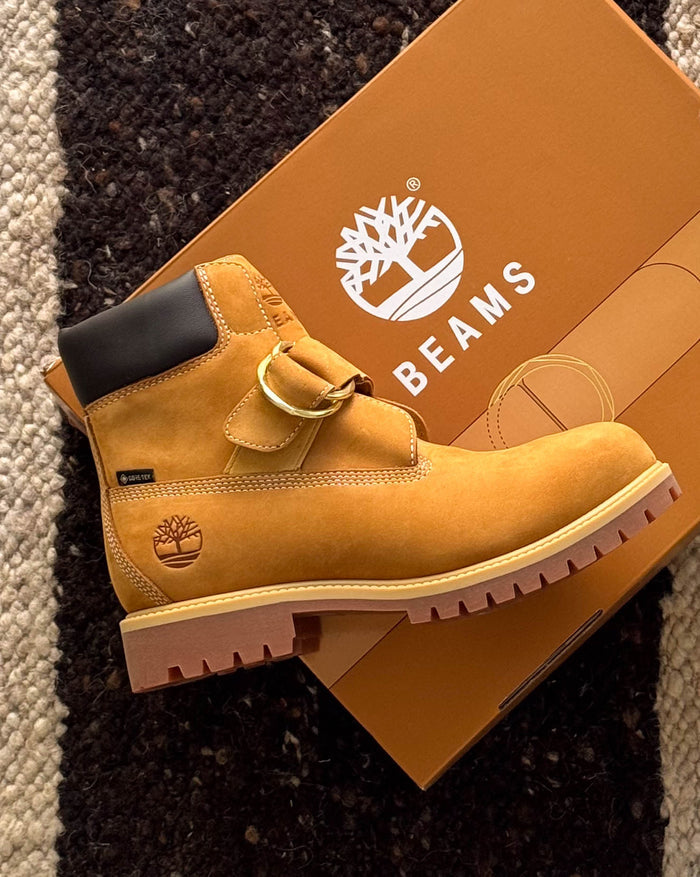 Timberland x BEAMS Premium 6-Inch Buckle Boot GTX onfeet