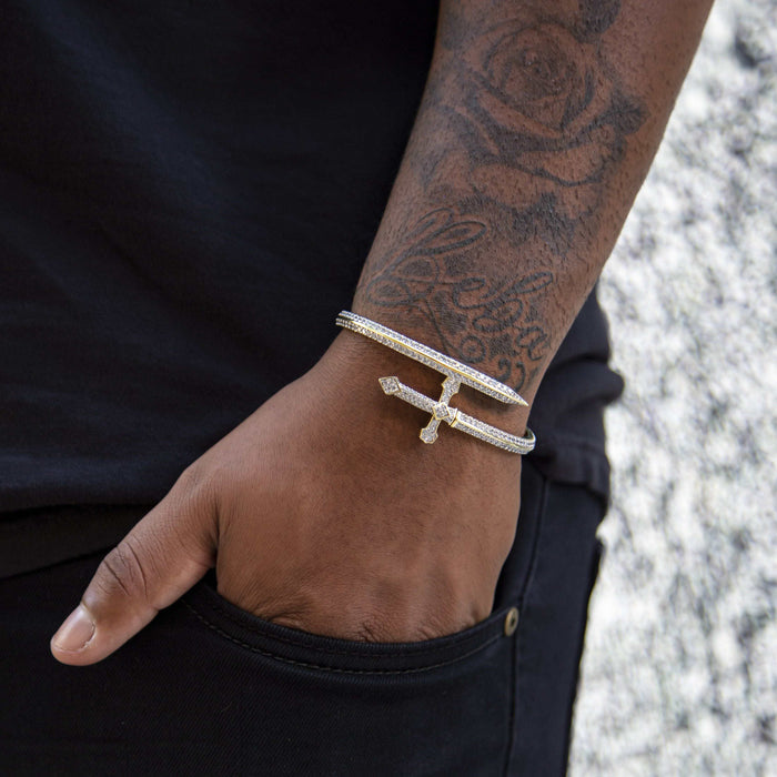 Two Tone Dagger Bracelet - The GLD Shop