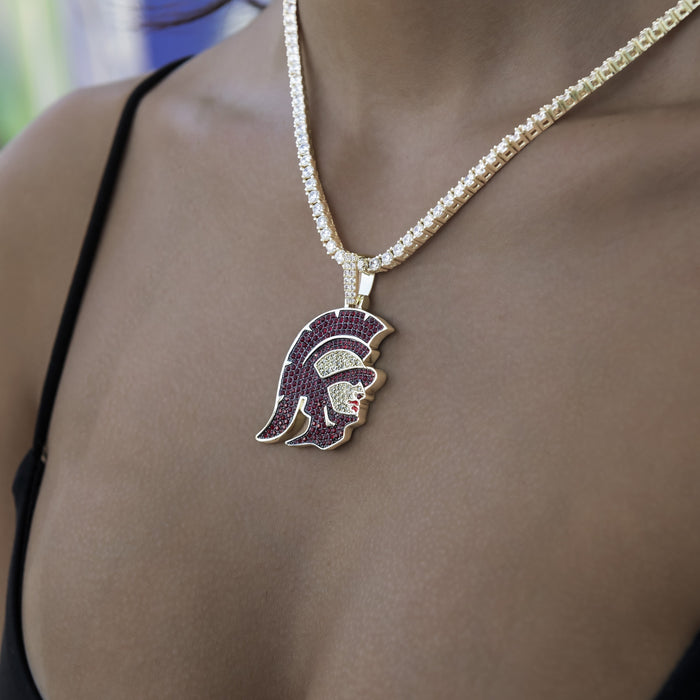 USC Trojans Head Official NCAA Pendant