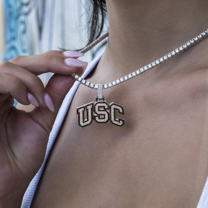 USC Trojans Logo Official NCAA Pendant