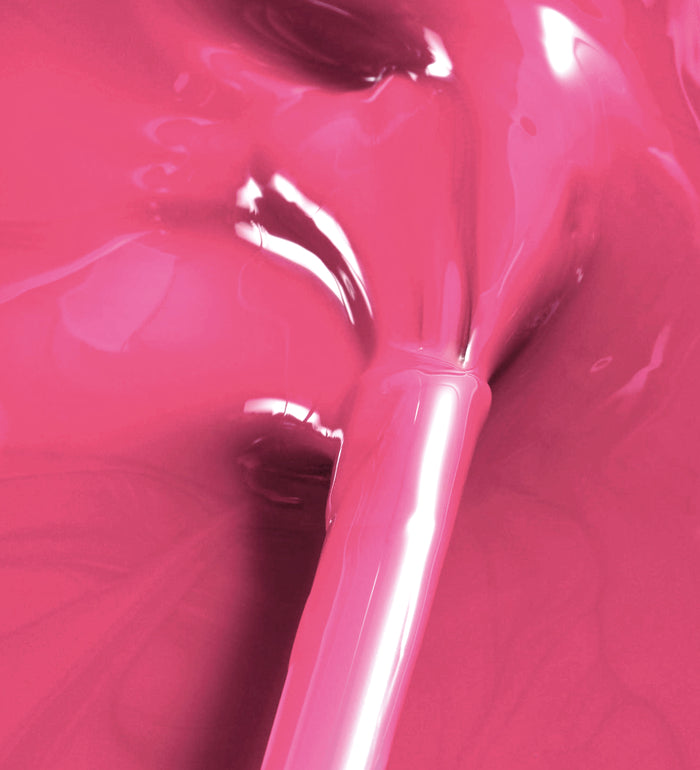 Texture du vernis Color Care rose framboise Poderm