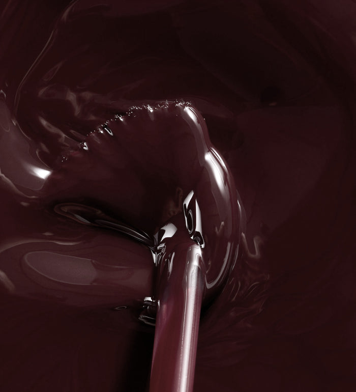 Texture du vernis Color Care rouge noir Poderm